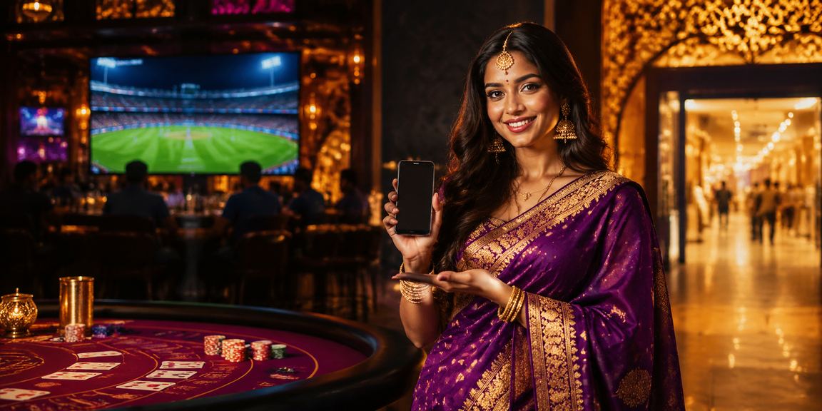 Night market scene symbolizing cricket and betting activity in India
